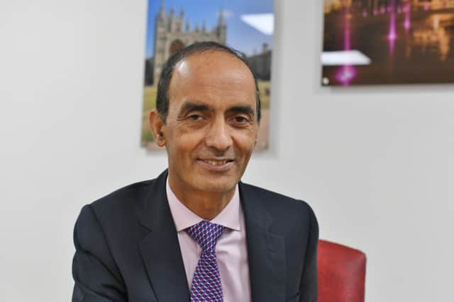 Peterborough First Group Leader Mohammed Farooq.
