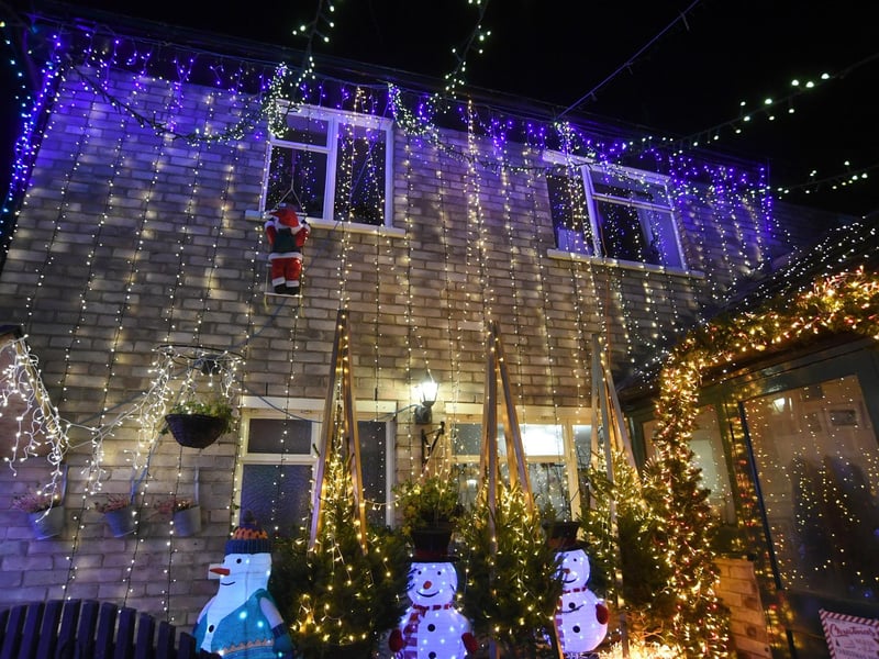 Dave Wooldridge's wonderful display will raise money for Sue Ryder Thorpe Hall Hospice.
