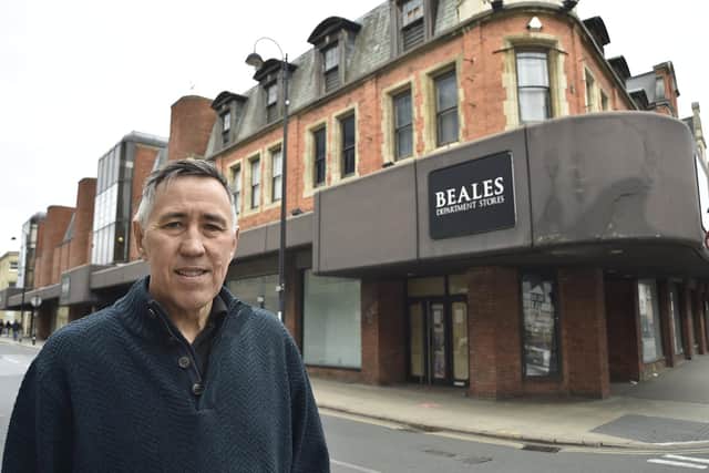 Beales' chief executive Tony Brown says a reduction in the store's business rates bill could save the shop from closure.