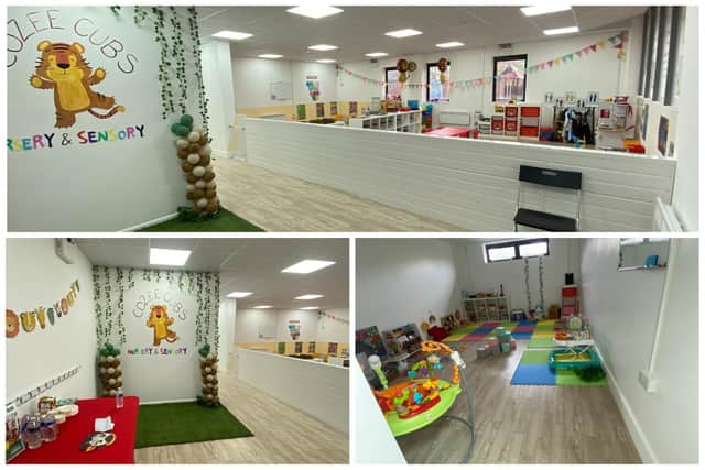 Inside the new Cozee Cubs Nursery and Sensory at 6a Skaters Way, Werrington, Peterborough