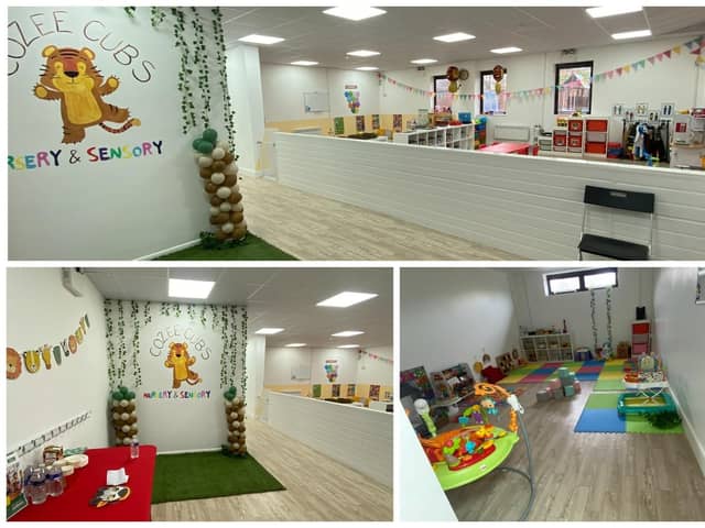 Inside the new Cozee Cubs Nursery and Sensory at 6a Skaters Way, Werrington, Peterborough