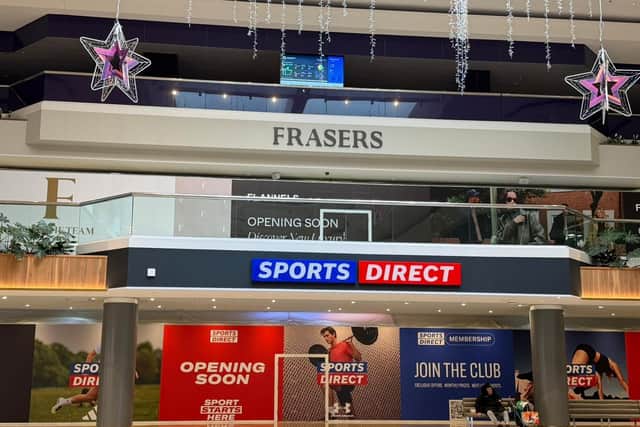 Frasers has announced the opening date of its new store in the Queensgate Shopping Centre in Peterborough