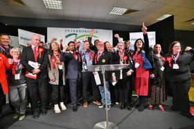 Labour celebrations at last week's count