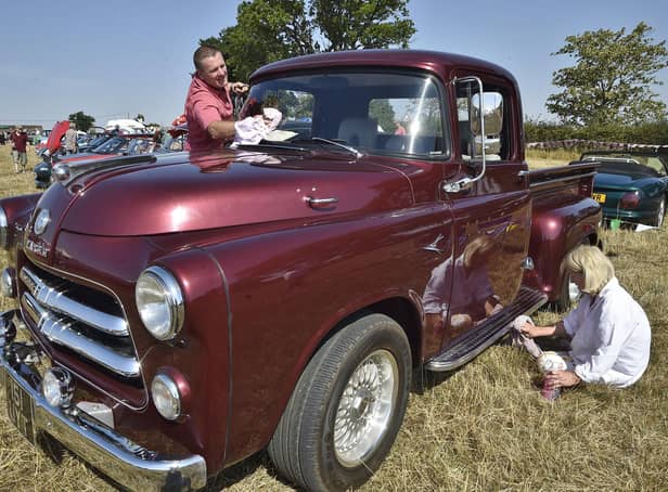 Dave Roberts with his 1956 Dodge Fargo.