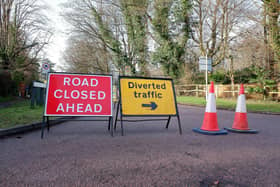 A road closure has been put in place by Anglian Water.
