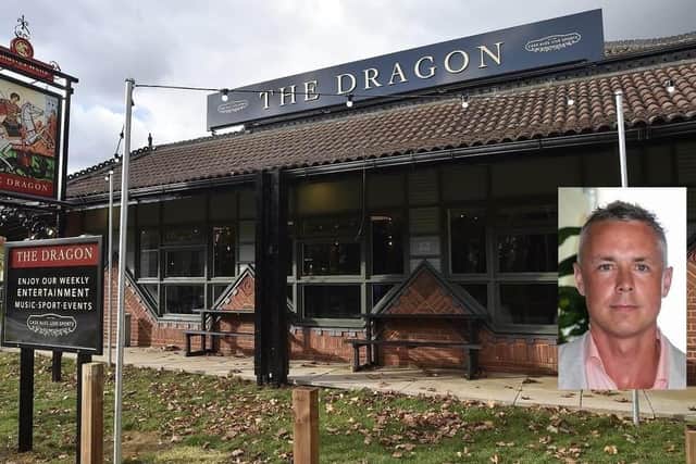 Darren Peachey (inset), whose Venture Pub Company leases The Dragon at Werrington, fears the hospitality industry may well "implode" for the region's pubs.