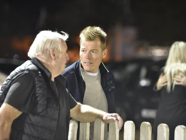 Panthers legend Ulrich Ostergaard (right).