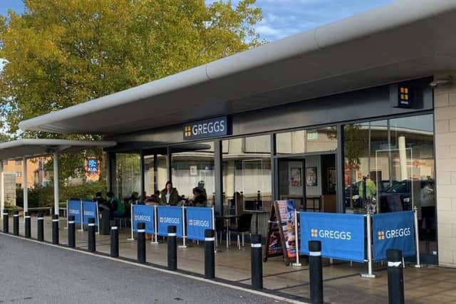 The new Greggs at the Bretton Centre.