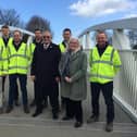 ​The opening of the new footbridge