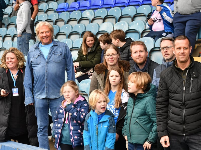 Fans watch on as Peterborough United are beaten by Portsmouth.