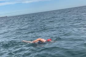 Sophie Etheridge, who lives in Godmanchester, has swum the English Channel