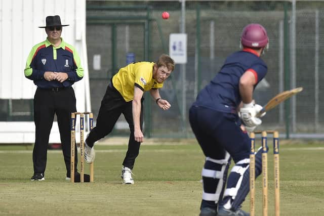 Mark Edwards took five wickets for Peterborough Town at Desborough.