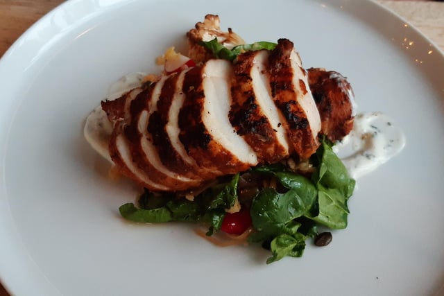 Brad Barnes dines at the new Mildred's Bistro in Stamford. The Tandoori monkfish tail