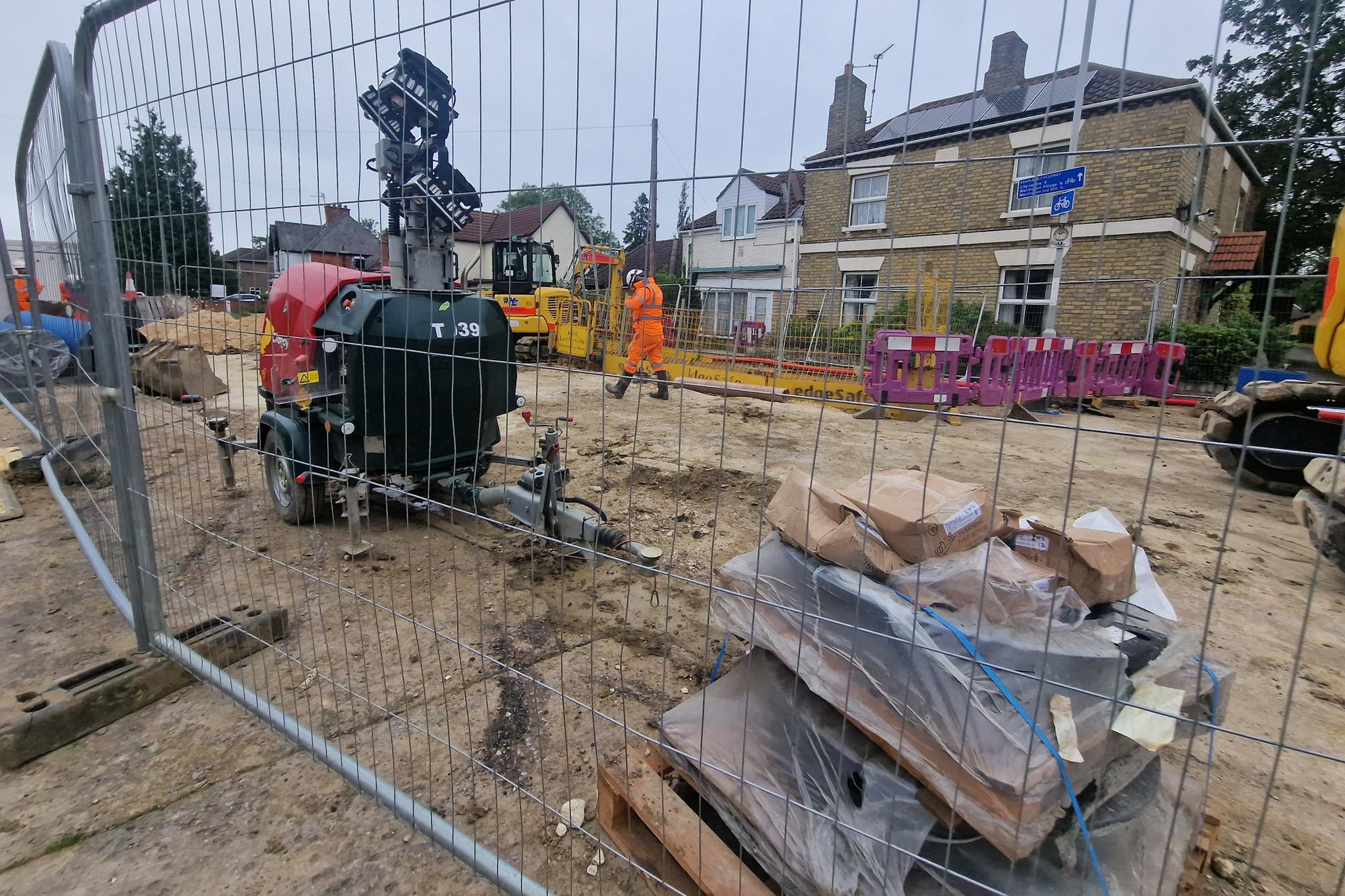 Burst water main in Peterborough street repaired but road remains closed