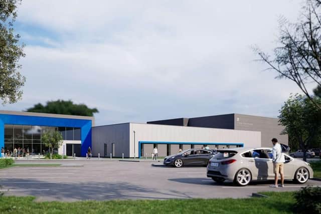 CGI of proposed new medical facility named Thorpe Wood Hospital. Photo: P+HS Architects