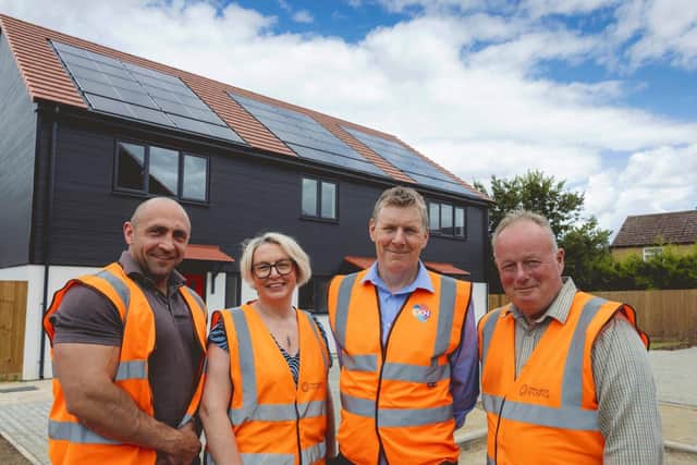 Daniel Przybyla Assistant Site Manager for Etopia, Nicola Clayton Head of Business Development at