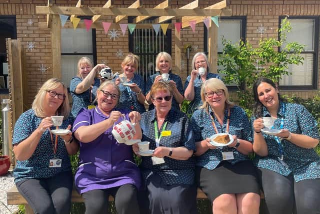 Trust staff gearing up for the NHS75 Big Tea - supporting North West Anglia Hospitals' Charity.