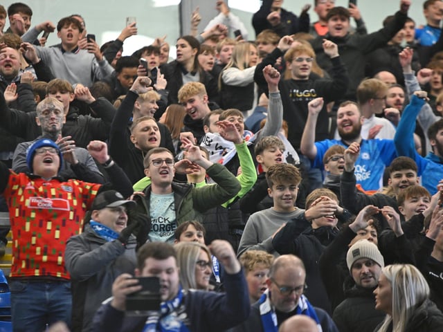 Peterborough United hammered Cambridge United to take the bragging rights.