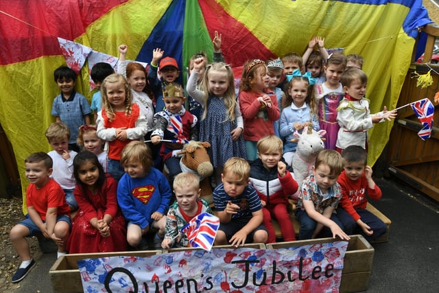 Jubilee celebrations at Stepping Stones Nursery, Welland Road