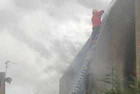 Crews have been working at the scene today. Photo: Heath Purvis