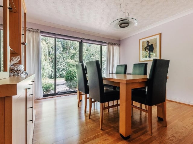 The dining room