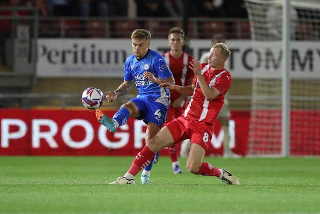 Archie Collins in action for Posh at Leyton Orient. Photo Joe Debt/theposh.com