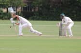 Peterborough Town skipper David Clarke batting in a recent game. Photo Andy Dann.