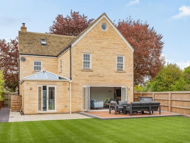 The five-bedroomed detached in Maxey.