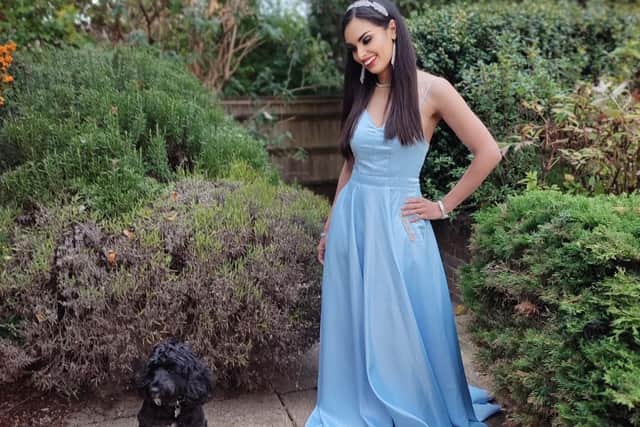Peterborough singer Gabriella Pineda-Rodrigues and cockerpoo Scamp will lead a Pet Proms to open Jollyes new store in Peterborough.