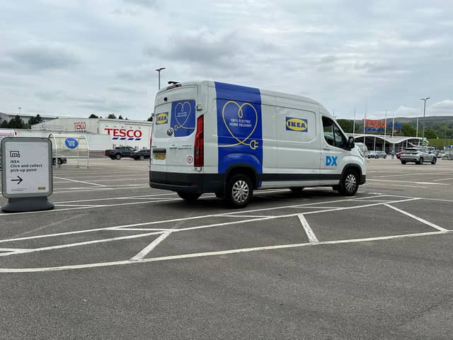 The IKEA mobile collection service will operate from the car park of Tesco in  Staniland Way, Werrington, Peterborough