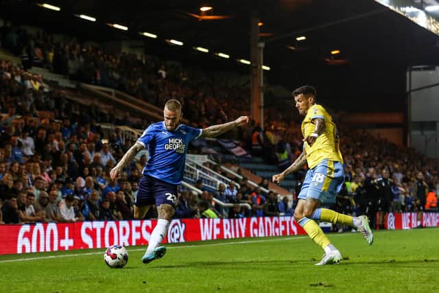 Joe Ward in action for Posh. Photo: Joe Dent/theposh.com.