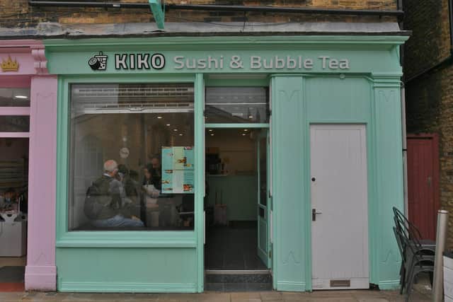 The Kiko Sushi and Bubble Tea outlet that has just opened in Queen Street, Peterborough