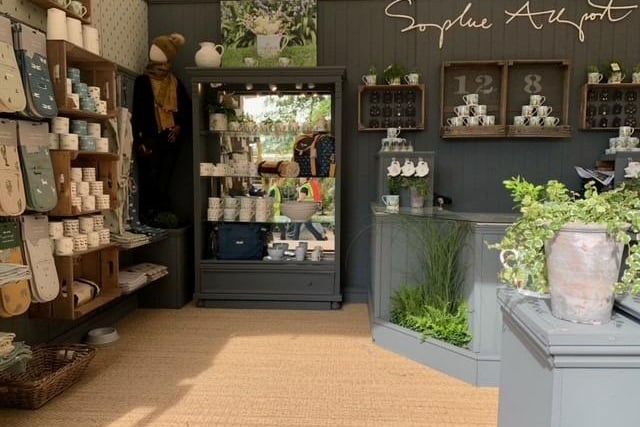 The Sophie Allport trade stand at the Chelsea Flower Show in 2021