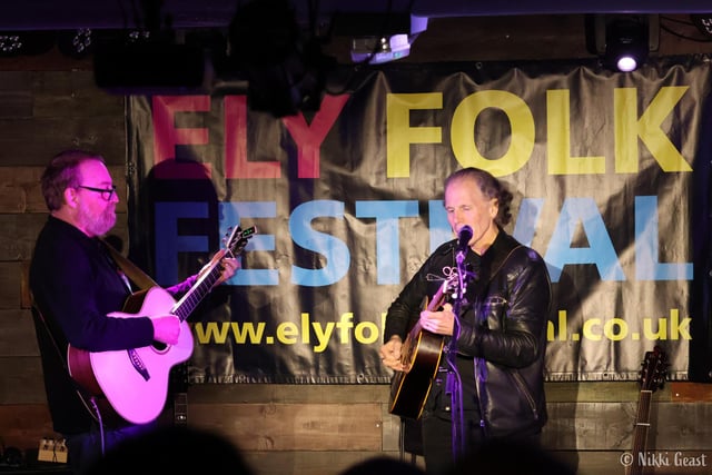 Boo Hewerdine and Brooks Williams will be performing in July at Ely Folk Festival