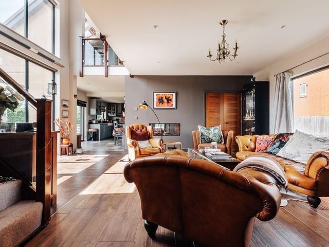The lounge area