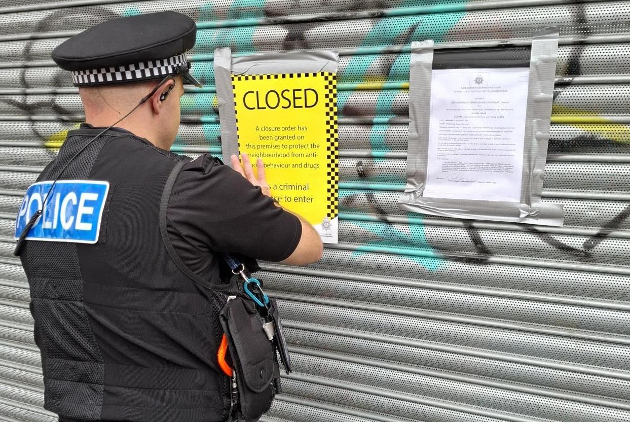 Police 'close' hardware store in Peterborough following drug dealing ...