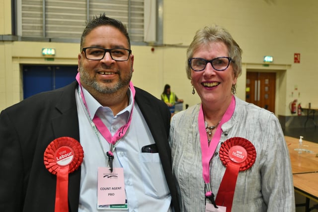 Deputy Mayor of Peterborough Mohammed Jamil with Alison Jones (Central)