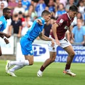 Ronnie Edwards on action for Posh at Northampton Town on Saturday. Photo by Pete Norton/Getty Images.