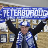 Peterborough United Club Historian Peter Lane.