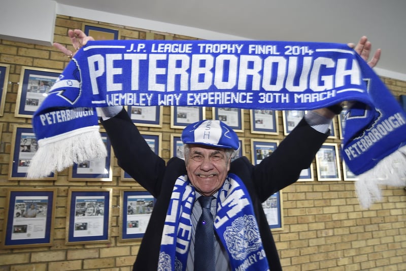 Peterborough United Club Historian Peter Lane.