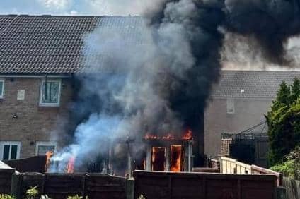 The fire was extinguished by Cambridgeshire Fire and Rescue Service