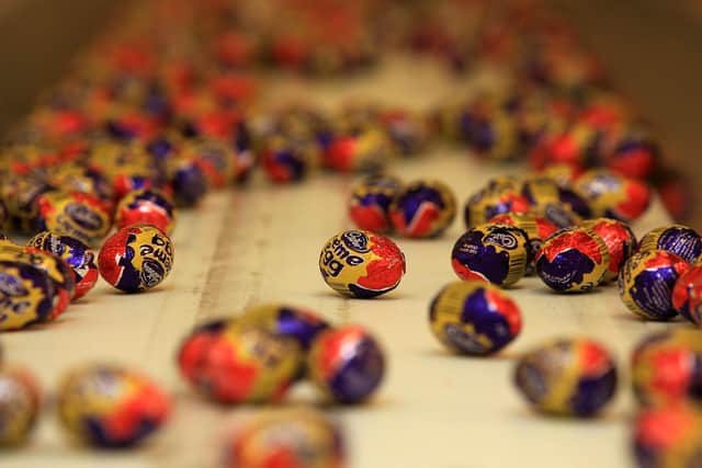 Daniel Cowlbeck hid an entire box of Creme Eggs in his coat.