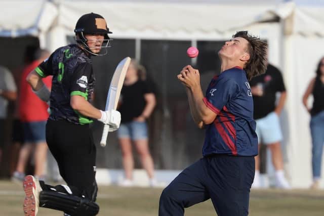 Action from the Burghley Park sixes.