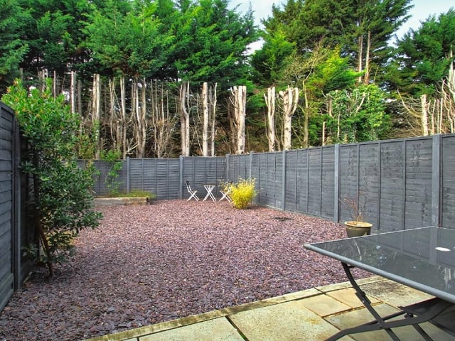 Another view of the rear garden