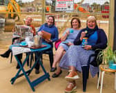 Karen Belson, Maggie Moore, Anita Downs and Jane Kew reunited in 2020