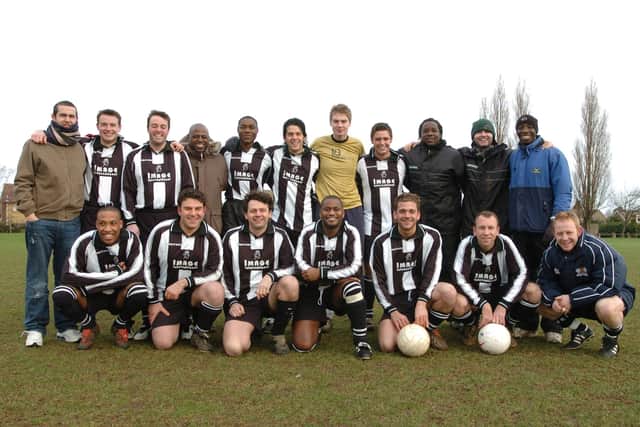Paul Gauntlett, front row, second right.