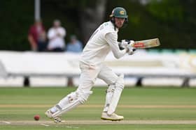 Lyndon James in action for Notts.