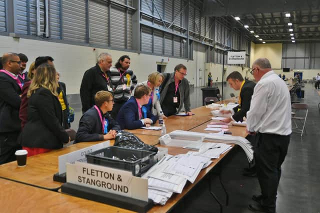 City Council local election count at the East of England Arena