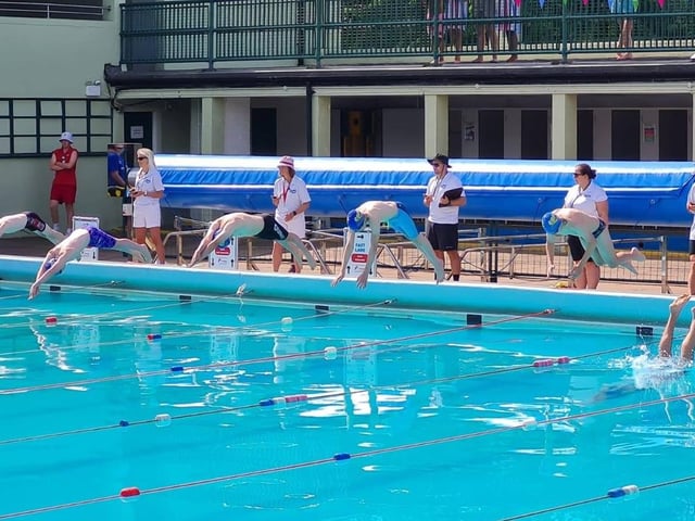Diving in