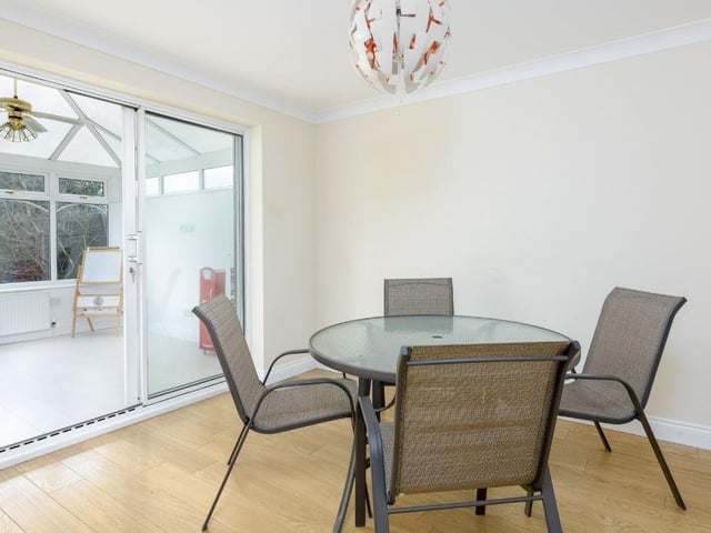 The dining room